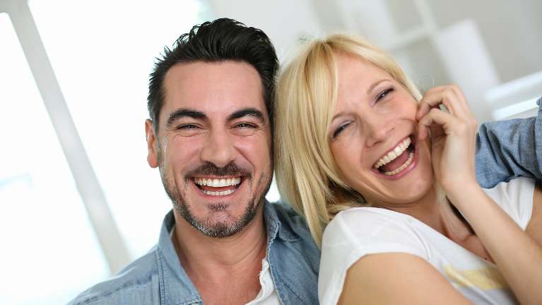 Couple laughing after undergoing BOTOX treatment in Hermitage, PA