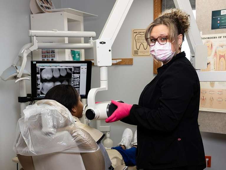Dexis digital x-ray machine used at Hermitage PA dentist office